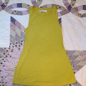 Greenish Yellow Free People Summer  Dress